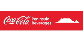 A logo for Coca-Cola Peninsula Beverages, a client of Cradle